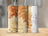 Three tumblers with floral watercolor designs, one with "Amber" text.