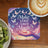 Coaster with hand reaching up to make butterflies, reads "Make your own Magic."