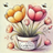 Potted pink and yellow tulips with bees and "Embrace Life" text.