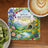 Coaster with floral border and Bible verse Psalm 46:1 with landscape scene.