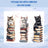Three kittens sit atop stacks of books in a watercolor illustration.