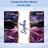 Purple and gold agate pattern with the name "Sophia" printed in cursive.