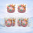 Pink birthday cake and mug with floral and butterfly decoration, "Happy Birthday".