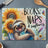 Sloth hugging book with sunflowers and "Books, Naps & Sunflowers" text.