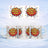 Three white mugs with "Happy Father's Day" in red and yellow on a snowy background.