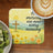 Coaster with wooden cross, flowers, sun, and "mercies are new every morning" text.