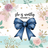 Blue bow with "she is worthy PROVERBS 31" text, surrounded by floral illustrations.