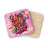 Coasters with "Yes Girl You Can" text and silhouette of a woman.