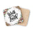 Coasters with "Walk by Faith" text, floral accents, and leopard print.