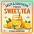 Jar of sweet tea with lemons and text "Sassy & Southern Fresh Sweet Tea".