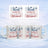 Mugs with "Red, White, & Blessed" design on a snowy background.
