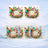 Floral "Happy Birthday" mug design with colorful butterflies and balloons.