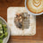 Lion of Judah cross design coaster with coffee and kiwi.