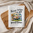 White waffle towel with "Road Trips and good times" and camper illustration.