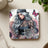 Coaster with tattooed woman, butterflies, and inspirational text "Dreams. Believe. Achieves. I Am She Is Me."