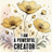 I AM A POWERFUL CREATOR text over yellow flowers with watercolor background.
