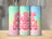 Cat Mom tumbler with paw print accents and a pastel watercolor background.