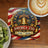 Round coaster with Liberty Bell, stars, stripes, and "America 250" text.