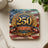 Coaster with American flag design, celebrating 250 years from 1776-2026.
