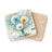 Coaster with dandelions, "Be Fierce, Act Now, Rise Up" text.