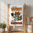 Kitchen towel with a raccoon saying "It ain't burnt, it's blackened!"