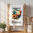 Towel with rooster and sunflowers, reads "Happiness is Homemade".