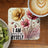 Coaster with pink and yellow flowers and "I am proud of myself" text.