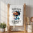 Grill King aka Dad graphic on white waffle towel.