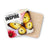 Yellow butterfly and pink flower on coasters with "INSPIRE" text.