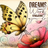 Yellow butterfly and pink flower with "DREAMS DON'T WORK UNLESS YOU DO" text.