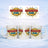 Comic-style "Grandpa Ever" text on mugs with a snowy background.