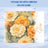 Watercolor marigolds with "Hailey" written in script.