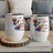Two wine tumblers with "Might be Coffee, Might be Wine" text and watercolor grapes.