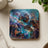 Elderly Native American man with colorful, smoky abstract art overlay.