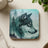 Wolf profile superimposed over a misty pine forest landscape.