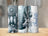 Three tumblers with winter and dreamcatcher designs, one with name "Charlotte".