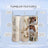 White tumbler with "Mr. & Mrs. Est. 2025" and floral photos.
