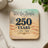 Coaster with "We the People 250 Years 1776 - 2026" and US flag motif.