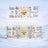 White mugs with inspirational quotes and colorful illustrations, displayed artistically.