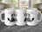 Capricorn zodiac mug with skeleton design and text "Booked. Busy. Unbothered."