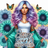 Woman with colorful hair and butterflies, "Dreams don't work unless you do" text.
