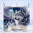 Wolf and dreamcatcher design on a tumbler with "Jackson" text.