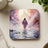 Jesus walking on water with text "faith does not make things easy, it makes them possible".