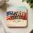Coaster with "250 Years" text and American flag, celebrating 1776-2026.