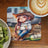 Cowgirl with wine glass next to a camper, with text IF FOUND DRUNK PLEASE RETURN TO CAMPSITE.