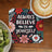 Square coaster with floral design and inspirational text "ALWAYS BELIEVE IN YOURSELF".