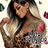 Tattooed woman with flowers, butterflies, and "Entrepreneurship" text.