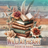 Stack of vintage books adorned with feathers and roses, text "WILD AT HEART BOOK IN HAND".