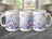 Mug with "To My Beautiful Mother" and floral design.