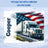 White semi-truck with American flag and "Cooper" text.